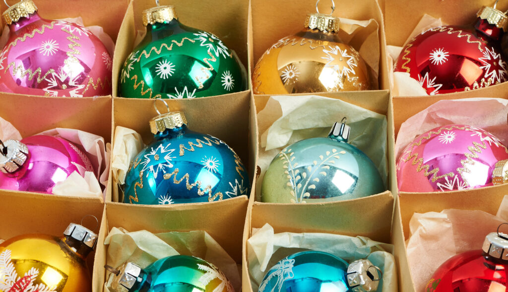 Christmas Ornament Organization