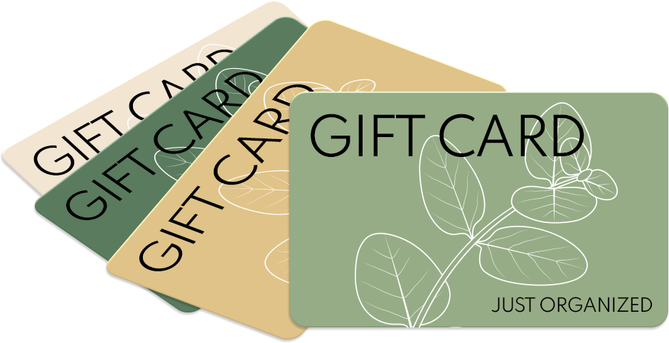 Gift Certificates - Just Organized